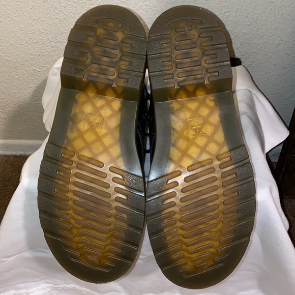 Dr. Martens Patent Black Boots - Picture 7 of 9